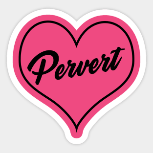 S&W Pervert (black) Sticker